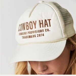 Sendero Provisions Co. Cowboy Hat trucker- cream & brown